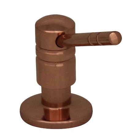 Whitehaus Discovery Solid Brass Soap/Lotion Dispenser, Polished Copper WHSD1166-CO